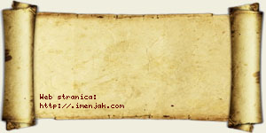 Jana Joksimović vizit kartica